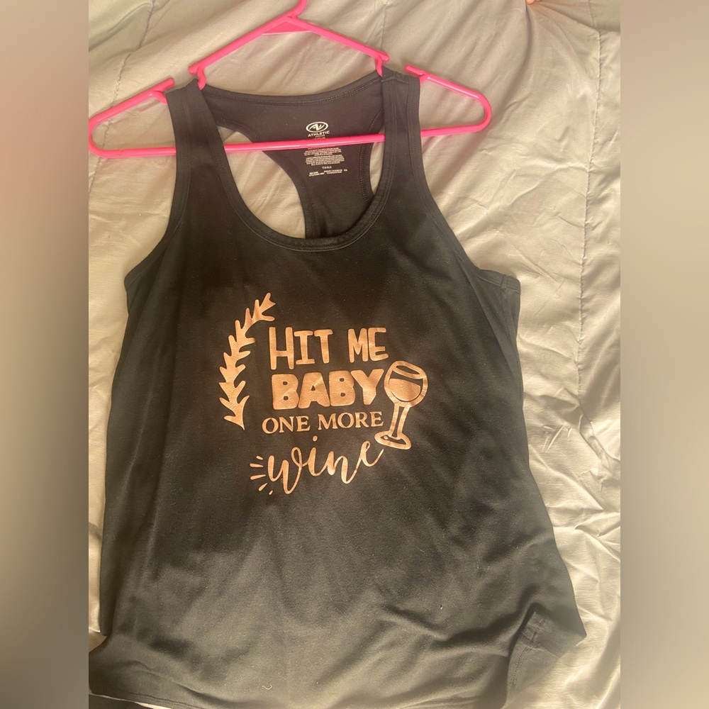 Black Razor Back Tank